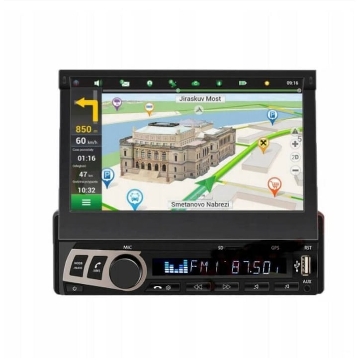 Sumker Android GPS 7-инчово мултимедийно устройство за кола M706L