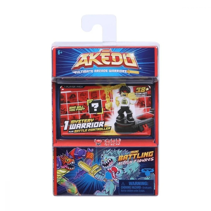Фигурка изненада Akedo, единична опаковка, S1,11 см