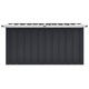 Lada de depozitare pentru gradina vidaXL, antracit, 129 x 67 x 65 cm 46263