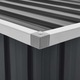 Lada de depozitare pentru gradina vidaXL, antracit, 129 x 67 x 65 cm 46263