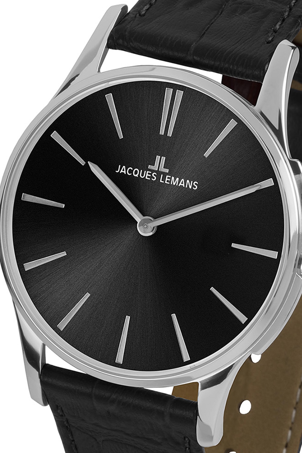 Jacques Lemans Ceas Quartz Cu O Curea De Piele Negru Emag Ro