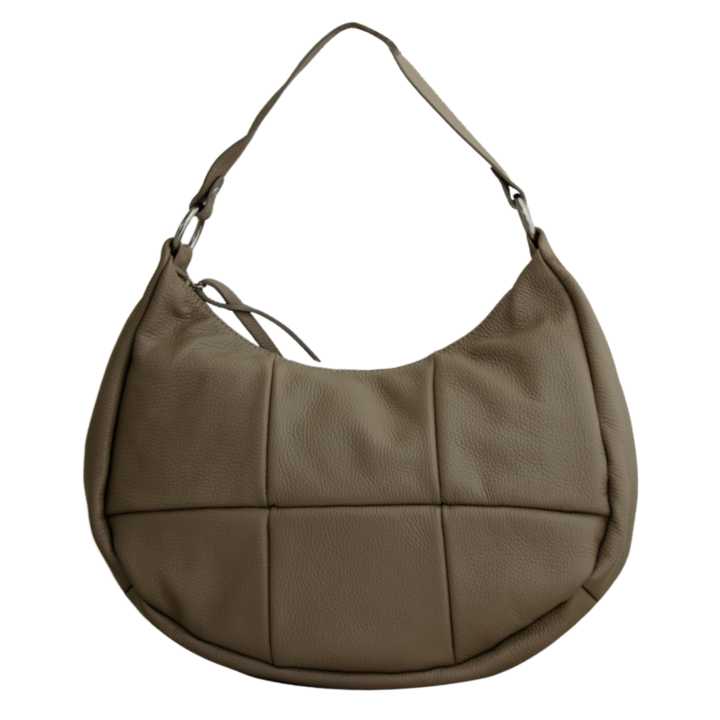 Eva Bags női valódi bőr táska, Giulia mogyoróbarna