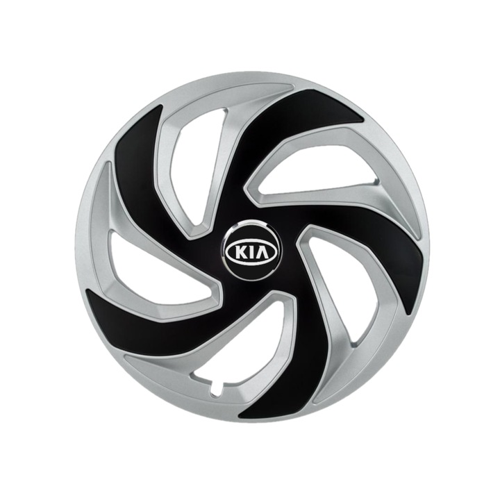 Set 4 capace roti REX dual crom R14 pentru gama auto Kia