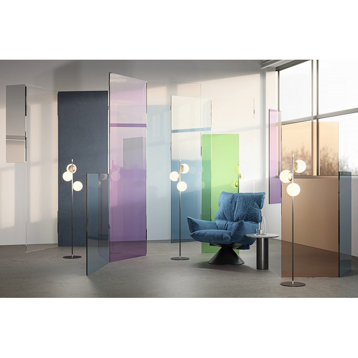 Lampadar NOSTALGIA, auriu/negru, 3*E14, 40W, inaltime 150 cm - MAYTONI Negru/Auriu