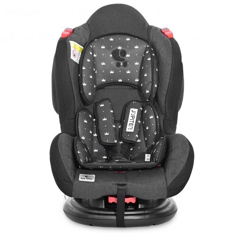 Lorelli Jupiter autósülés, 0-25 kg, 2021 kollekció, Black Crowns - eMAG.hu
