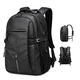 Rucsac laptop 15,6", pentru activitati sportive sau excursii, cu port USB, Arctic Hunter, 30x21x46 cm, Negru