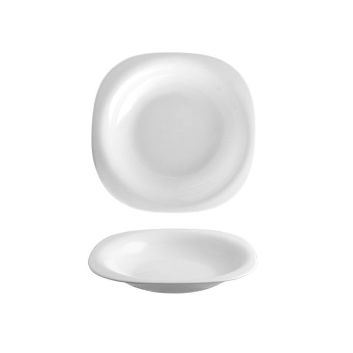 Set 6 farfurii adanci, opal, Boreal, 22 x 22 cm