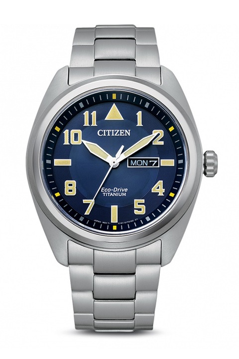 Citizen, Овален титаниев часовник, Сребрист