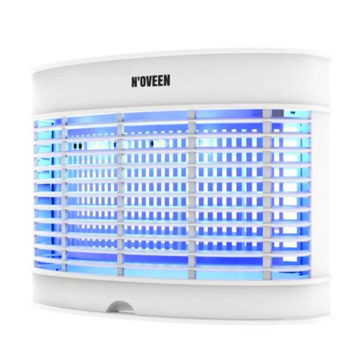 Електрическа лампа против насекоми Noveen, IKN930, UV, 20 W, 4000 V, Бяла