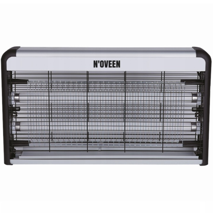 Noveen IKN230 Elektromos rovarlámpa, 2 x UV, LED, 30 W, 2800 V, ezüst / fekete