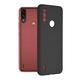 Husa de silicon pentru Motorola Moto E7 Power, Interior Microfibra si Protectie Camera, Negru