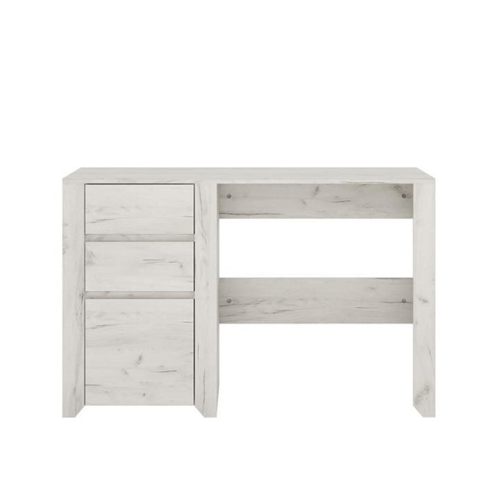 Birou PC din pal melaminat alb Angel 119x60x77 cm