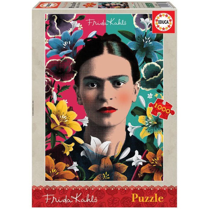 Пъзел Educa - Frida Kahlo, 1000 части