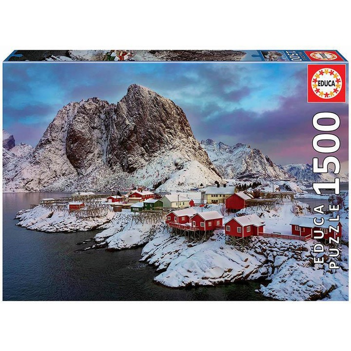 Пъзел Educa - Lofoten Islands, 1500 части