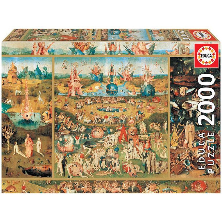 Puzzle Educa - The Garden of Earthly Delights, 2000 piese - eMAG.ro