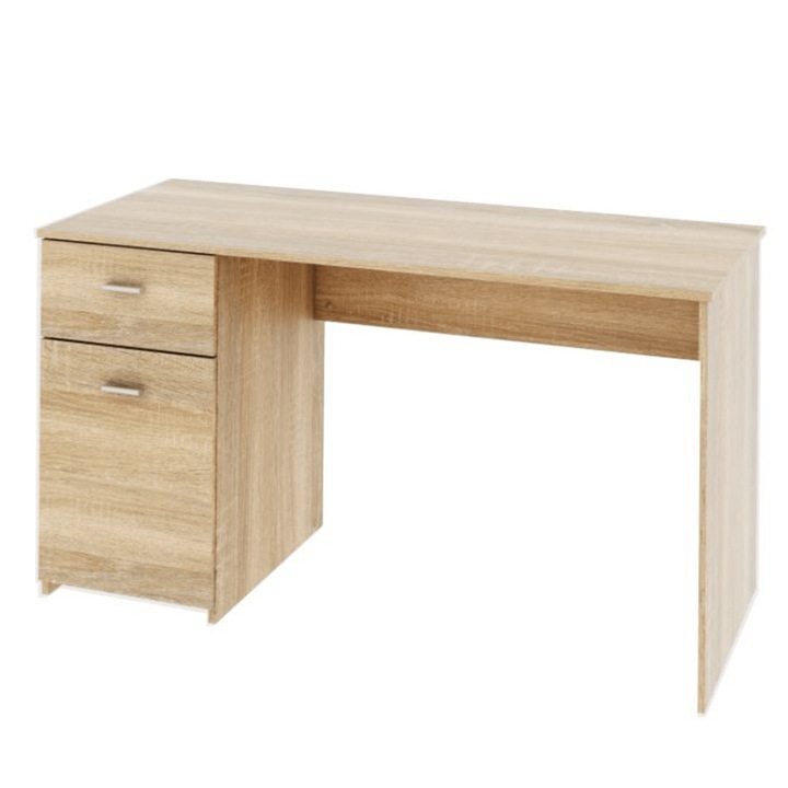 Birou PC din mdf natur stejar sonoma Bany 140x60x76 cm