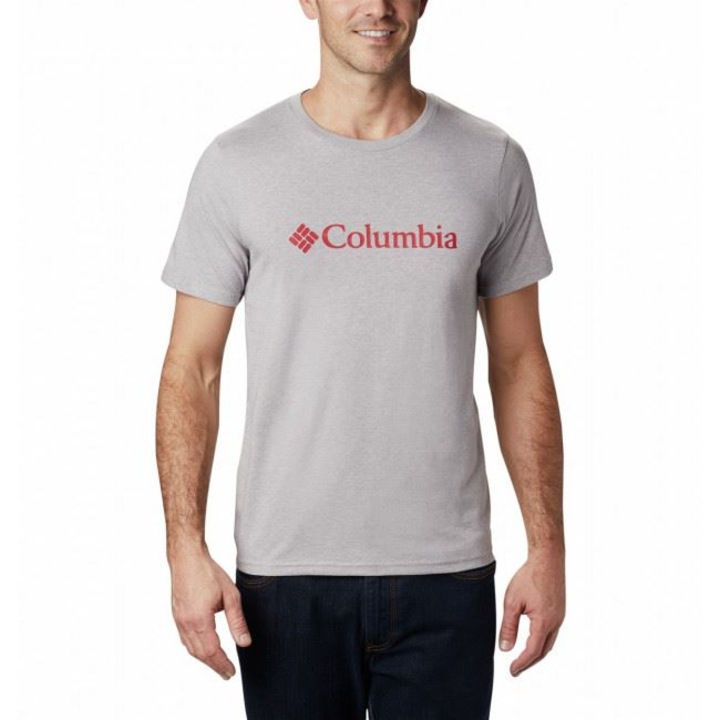 Tricou barbati, Columbia CSC, Bumbac organic, Gri