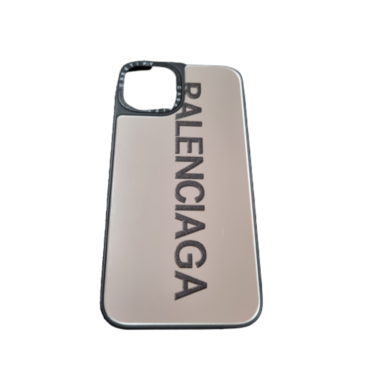 Husa tip oglinda compatibila cu iPhone 13 Pro Max, Balenciaga