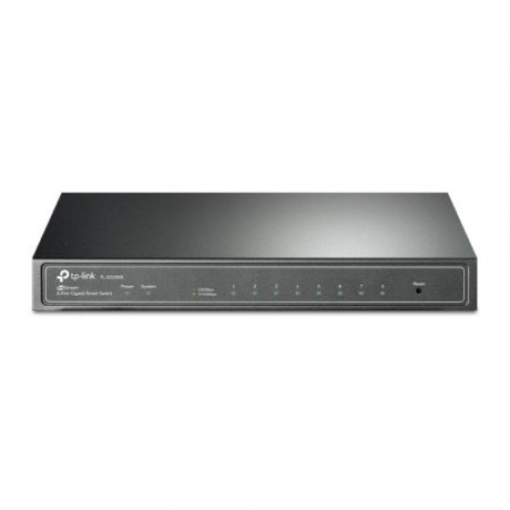 Kapcsoló TP-Link TL-SG2008EU, 8 portos, JetStream Gigabit Smart switch