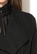 Vila Haina subtire neagra cu revere ample Vican S