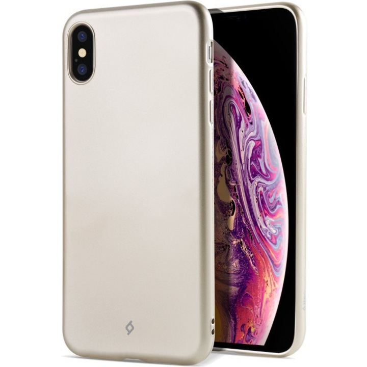 Гръб Glitz iPhone XS Max- Златист,116829
