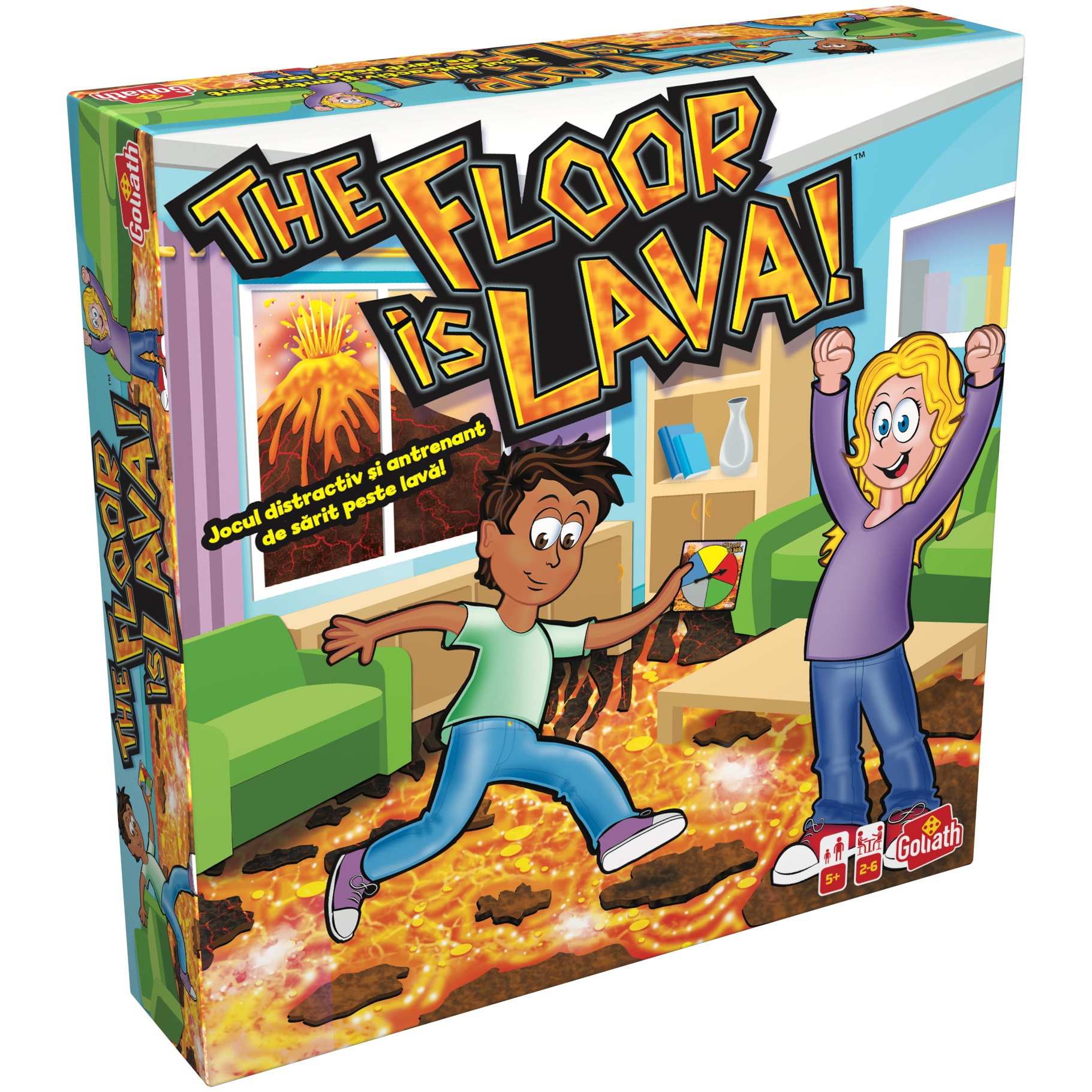 Joc The Floor is Lava, lb. romana
