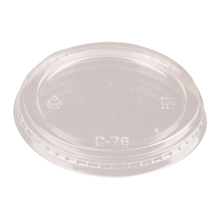 Set Capace Pla Plate Fara Gaura Transparente 76 mm 50 buc
