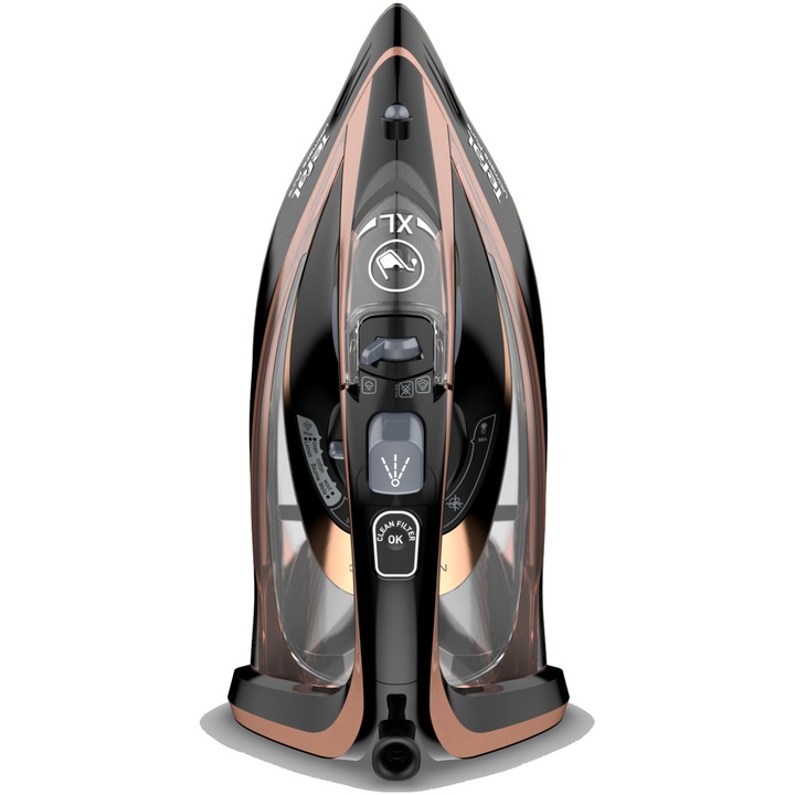 Ютия Tefal Ultimate Pure FV9867E0, 3000 W, Гладеща плоча Durilium ...