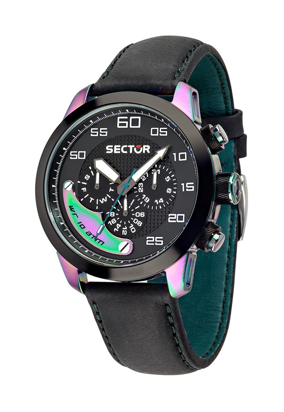 Sector Ceas cronograf negru 850