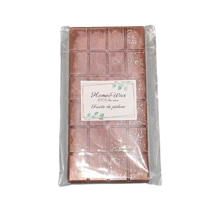 Ароматен соев восък - шоколадова таблетка, горски плодове, 75 гр