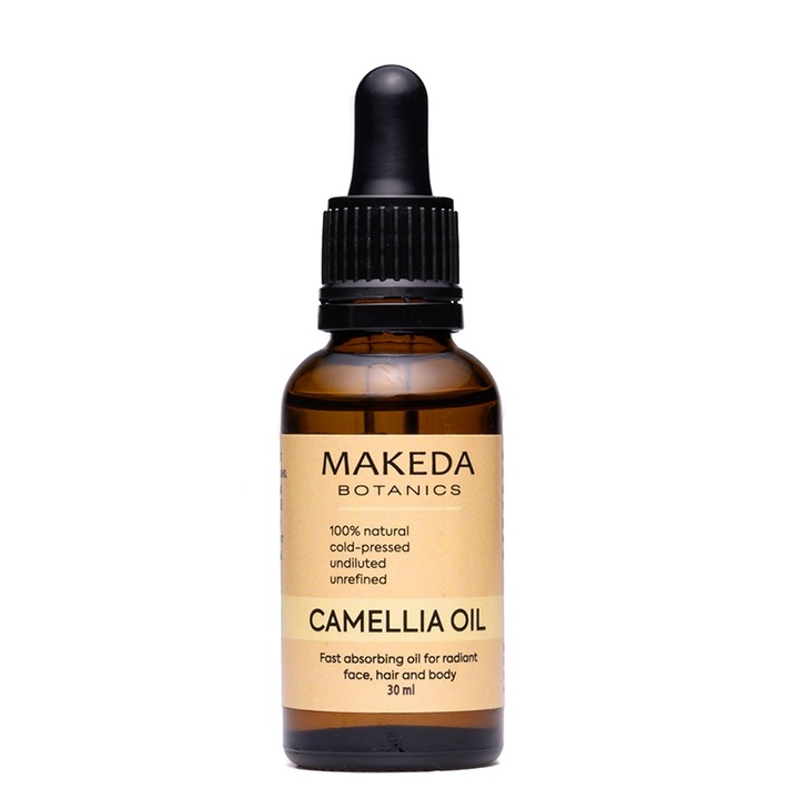 Базово масло от Камелия, MAKEDA Botanics, Camellia Oil, 30 мл