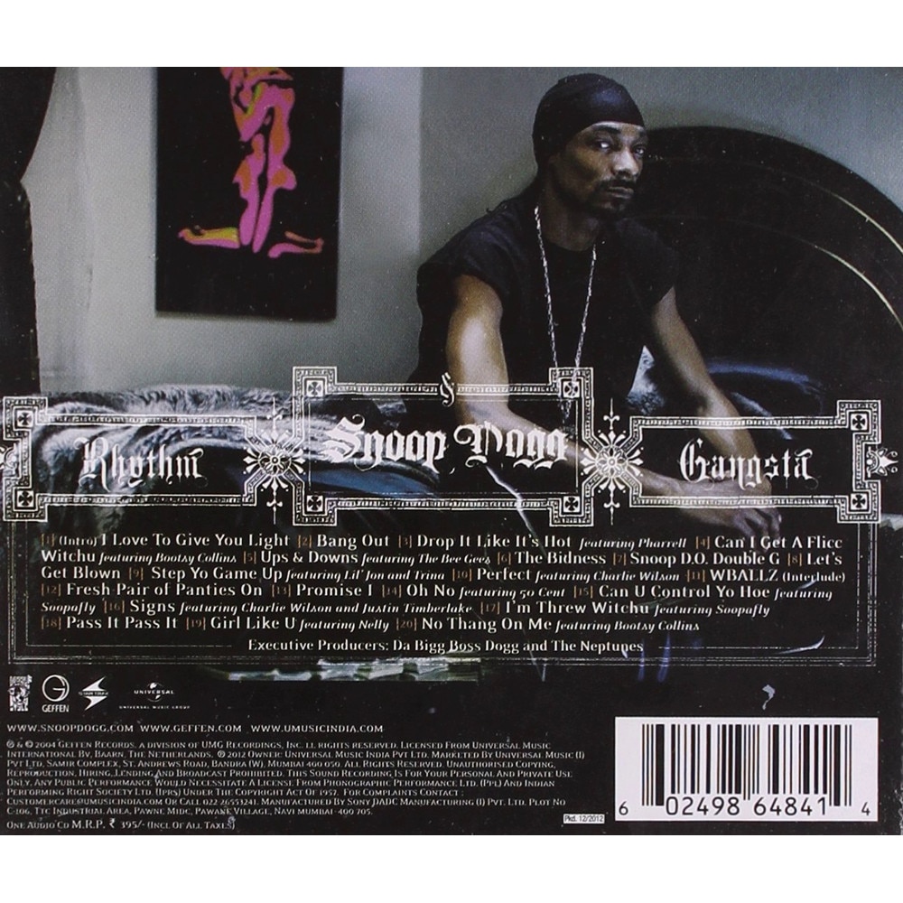 Snoop Dogg - Rhythm & Gangsta (cd)