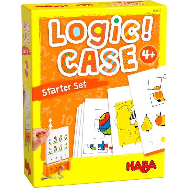 Логическа игра Haba 306118, Logicase, Стартов комплект, 4 години