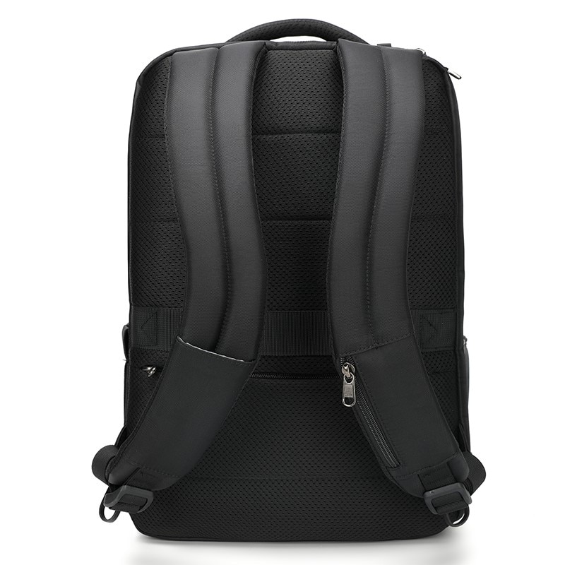 Rucsac laptop 15.6", impermeabil, cu buzunar antifurt si port USB, Tigernu, 45x31x19 cm, Negru