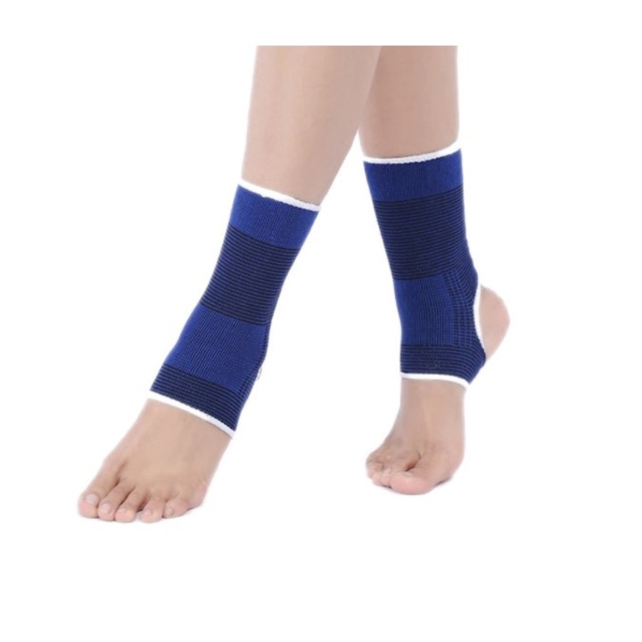 Комплект от 2 броя еластични наколенници, опора за глезена