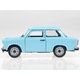 Welly 24037BL kék 1:24 15 cm kétütemű Trabant 601 DeLuxe 2T Trabi, részletgazdag fém modell autó, nyitható ajtókkal és motorháztetővel