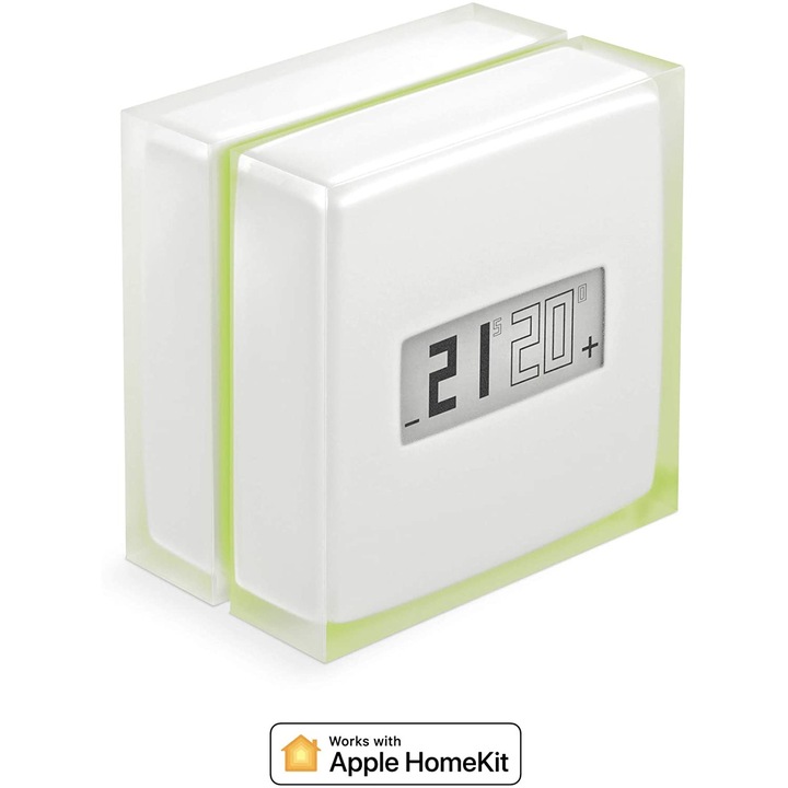 Модулиращ Смарт термостат Netatmo PRO, OpenTherm, за котли, OTH-PRO, бял