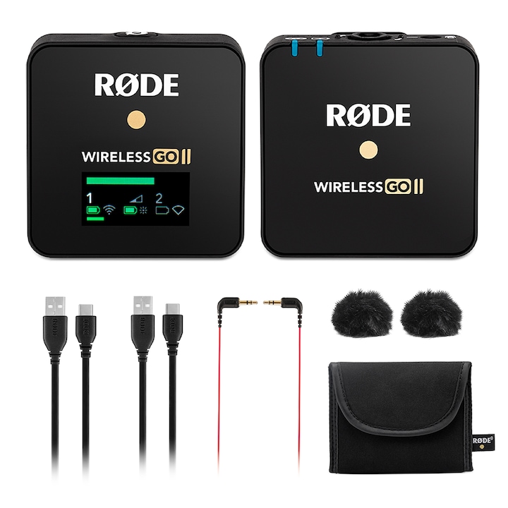 Безжична микрофонна система RODE Wireless GO II Single, Черна