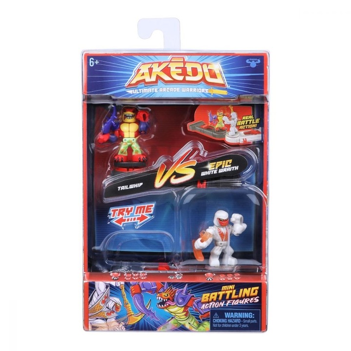 Комплект от 2 фигурки Akedo, Versus Pack - Tailwhip срещу White Wraith