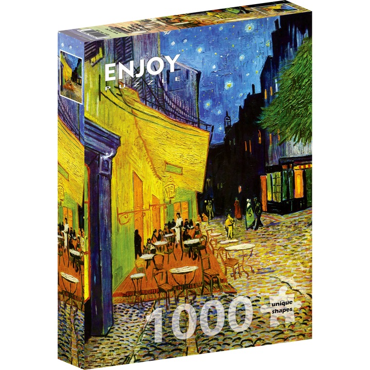 Enjoy - Cafe Terrace at Night, Vincent Van Gogh 1000 db-os puzzle