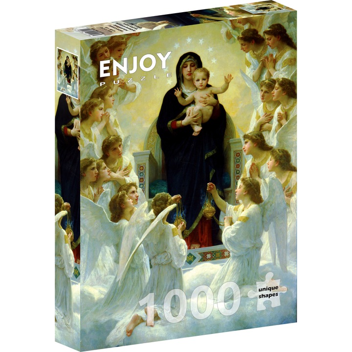 Enjoy - The Virgin With Angels, Bouguereau 1000 db-os puzzle
