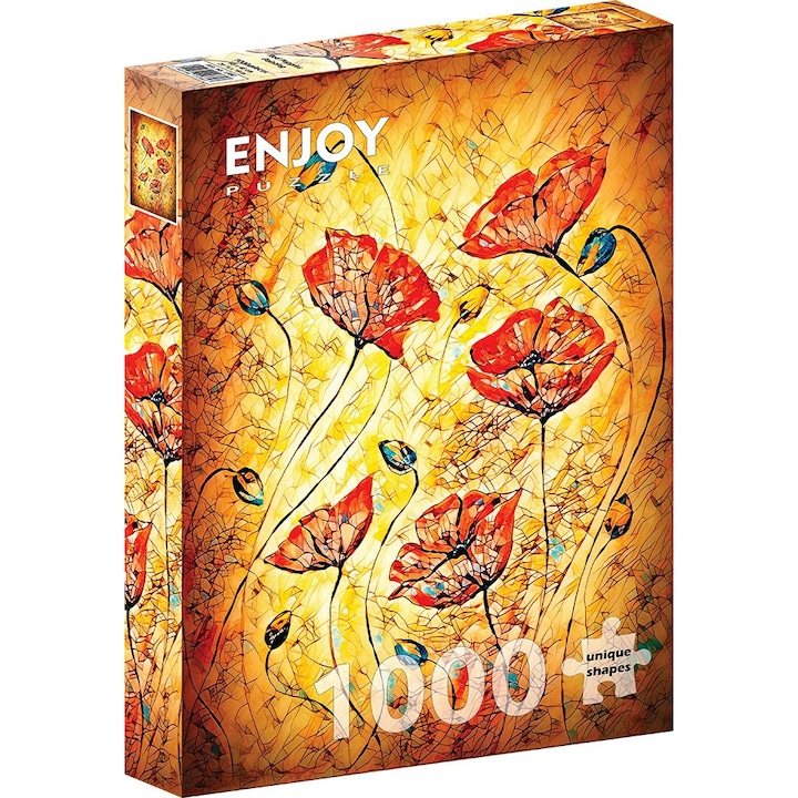 Enjoy - Red Poppies Painting 1000 db-os puzzle