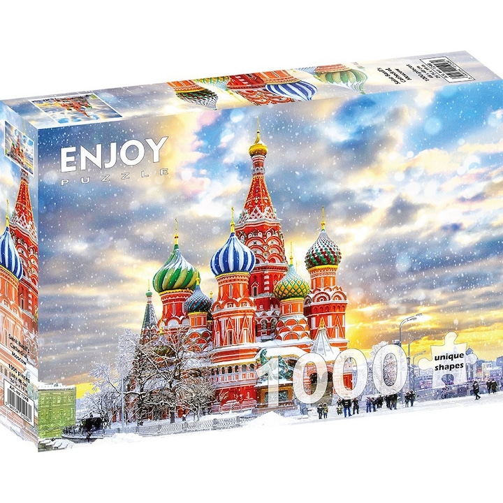 Enjoy - Saint Basil's Cathedral, Moscow 1000 db-os puzzle + puzzle ragasztófólia
