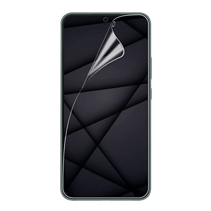 Set folii de protectie, pentru Samsung Galaxy S22+ 5G Antisoc, fata si spate, transparenta, din silicon