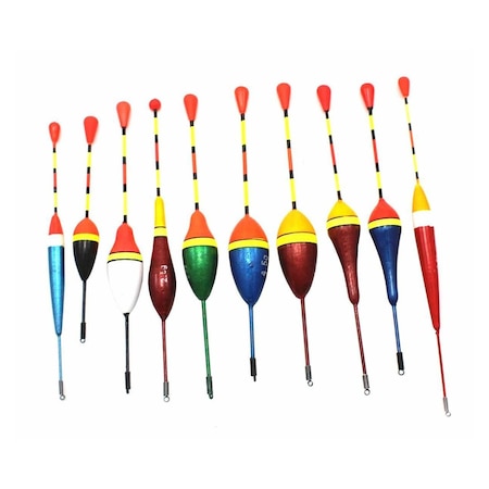 Set 10 flotoare pentru pescuit 0,8 - 4,5 g AVX-AG103A