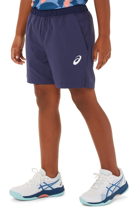 Asics, Pantaloni scurti cu buzunare pentru tenis, Bleumarin, 128 CM