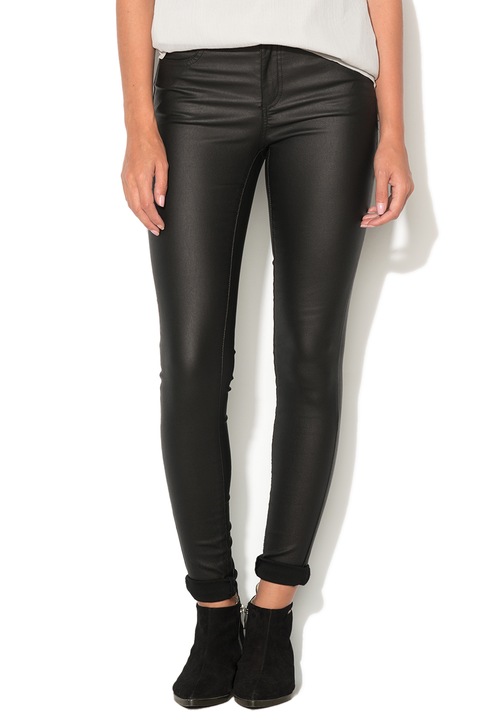 Vila, Commit skinny fit nadrág, Fekete, XS