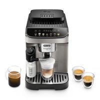 Espressor automat De'Longhi Magnifica Evo ECAM 290.81.TB, 1450W, 8 tipuri de bauturi, 15 bari, Carafa pentru lapte, Sistem LatteCrema, Rasnita cu 13 setari, Negru argintiu