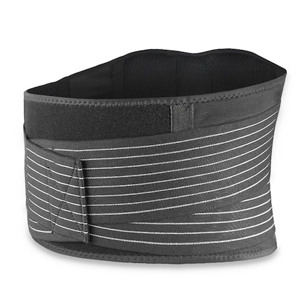 Centura lombara, zioda smart essentials®, cu functie de suport lombar pentru sustinerea colanei vertebrale, impotriva durerilor de spate, negru, marimea XL