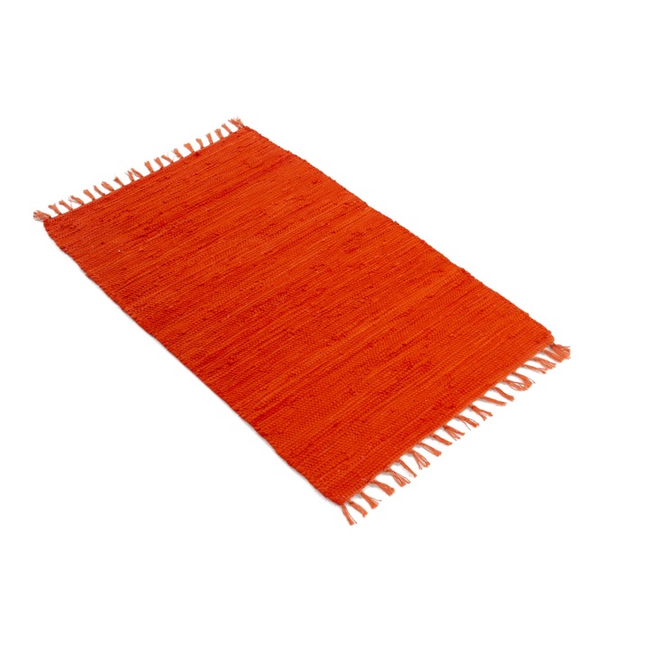 Covor, Bumbac, 180x120 cm, Rosu